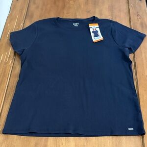 DNKY NWT Midnight Blue Organic Cotton Tee Size XXL